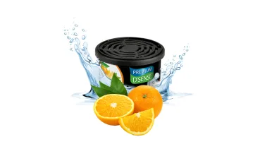 Lufterfrischer “Premium D’Sense” 42g Green Tea Orange